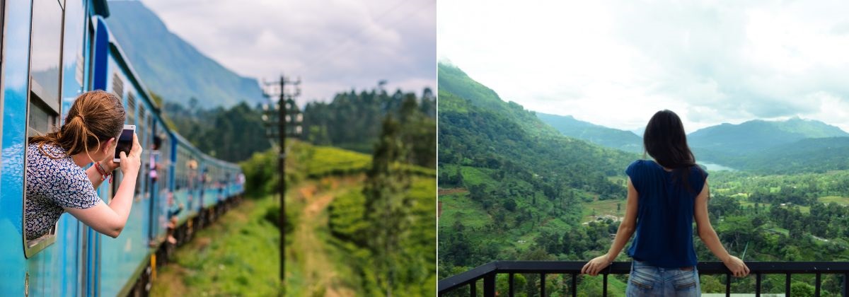 woman on tour in sri lanka